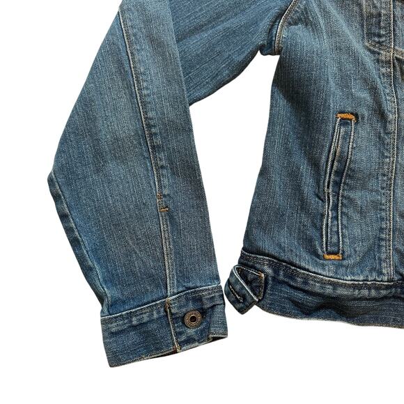 Vintage Y2K Ralph Lauren Polo Jeans Co Black Tag Denim Jacket XL Festival Travel - Picture 14 of 14